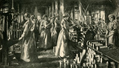 Donne lavoratrici per la guerra, c1914-1918, c1920 da Unbekannt